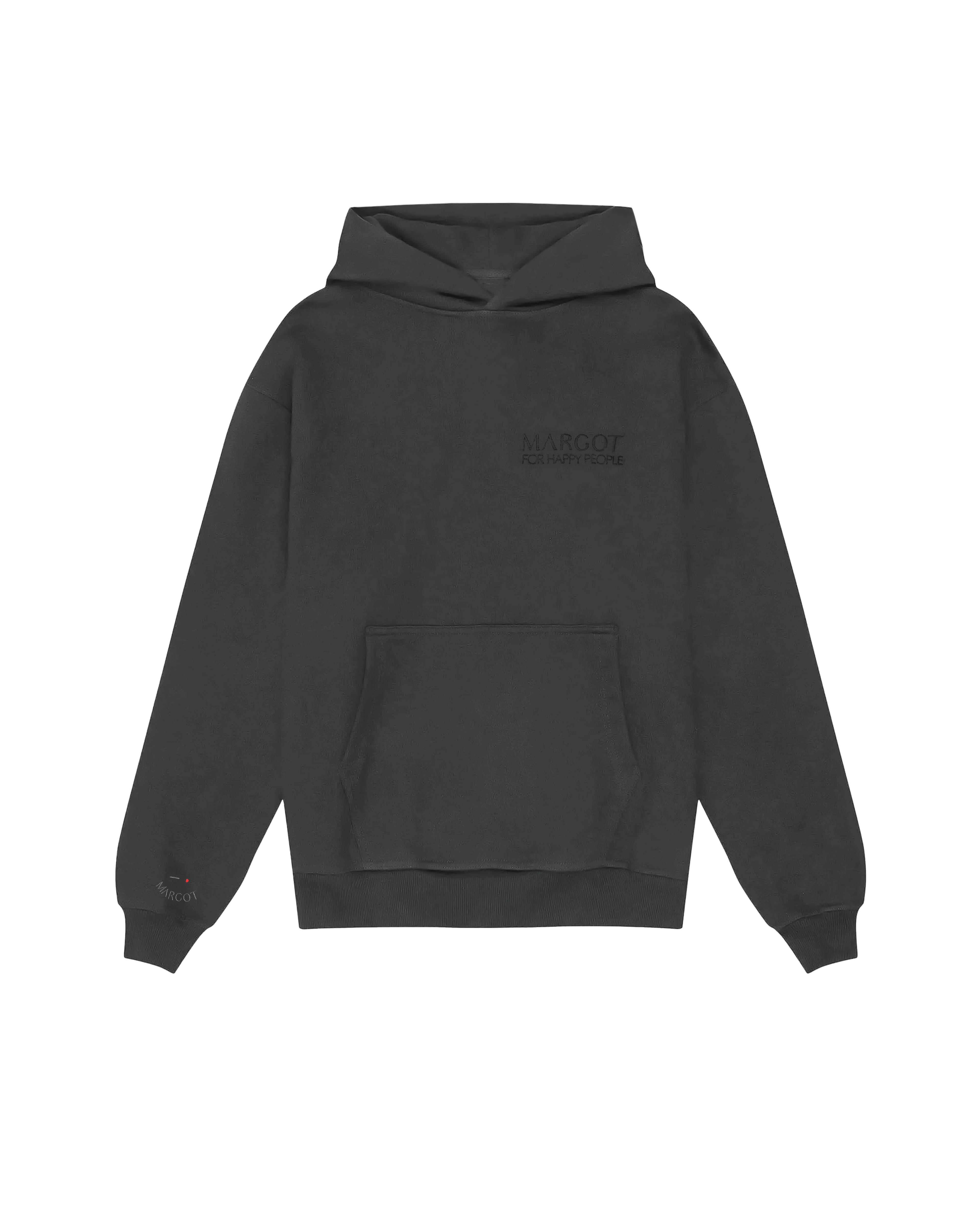 HAPPY HOODIE - DARK GREY