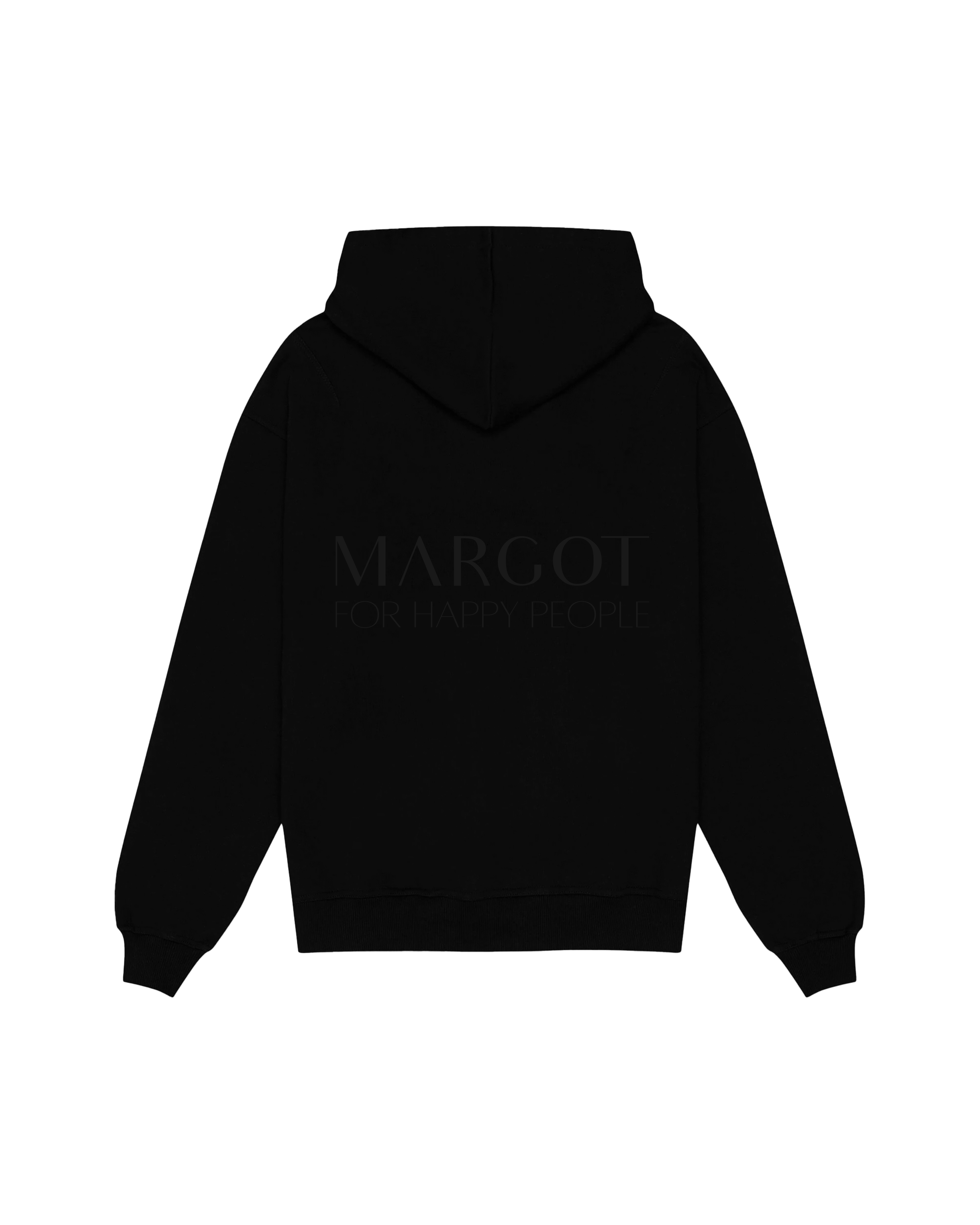 HAPPY HOODIE - BLACK