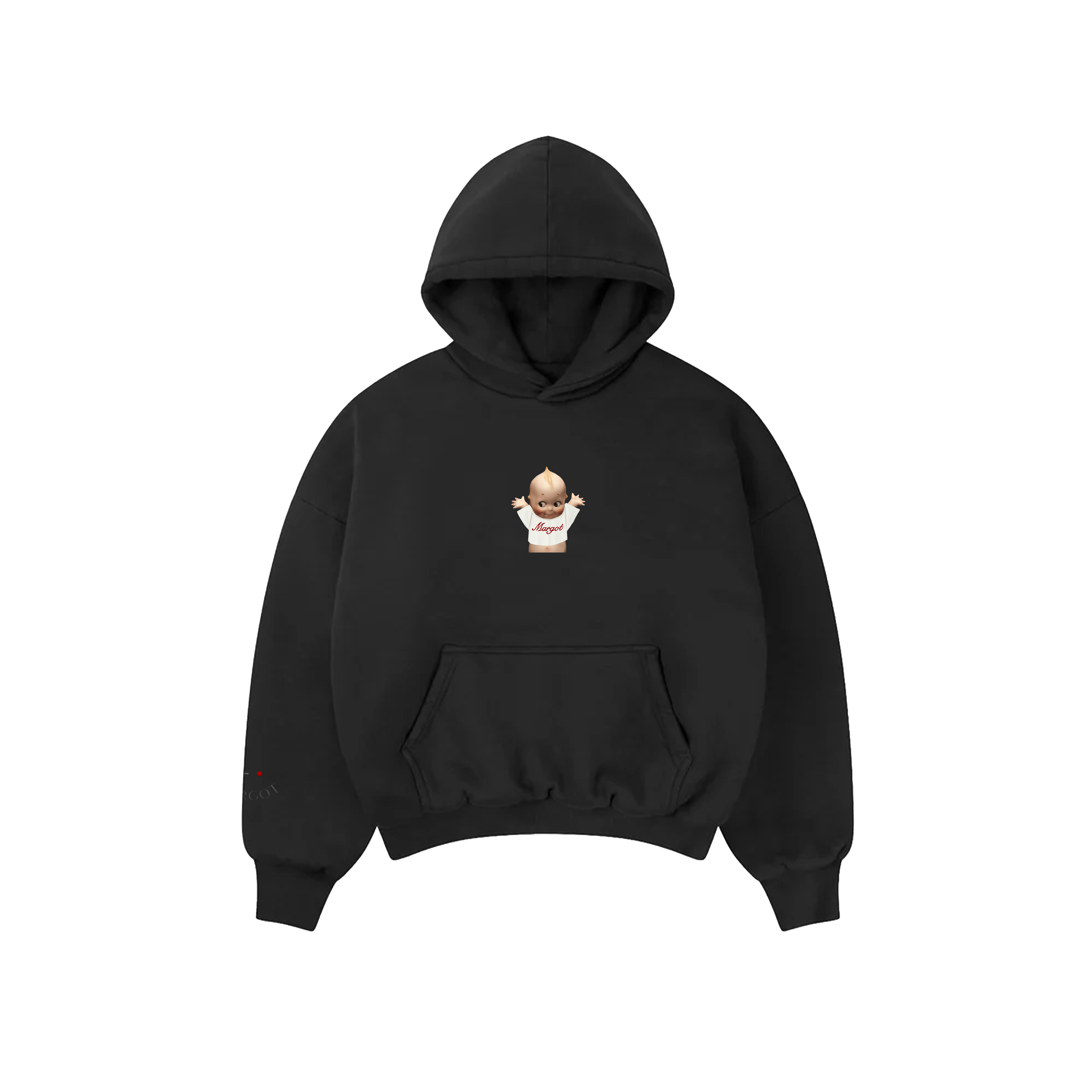"BABY" HOODIE - BLACK