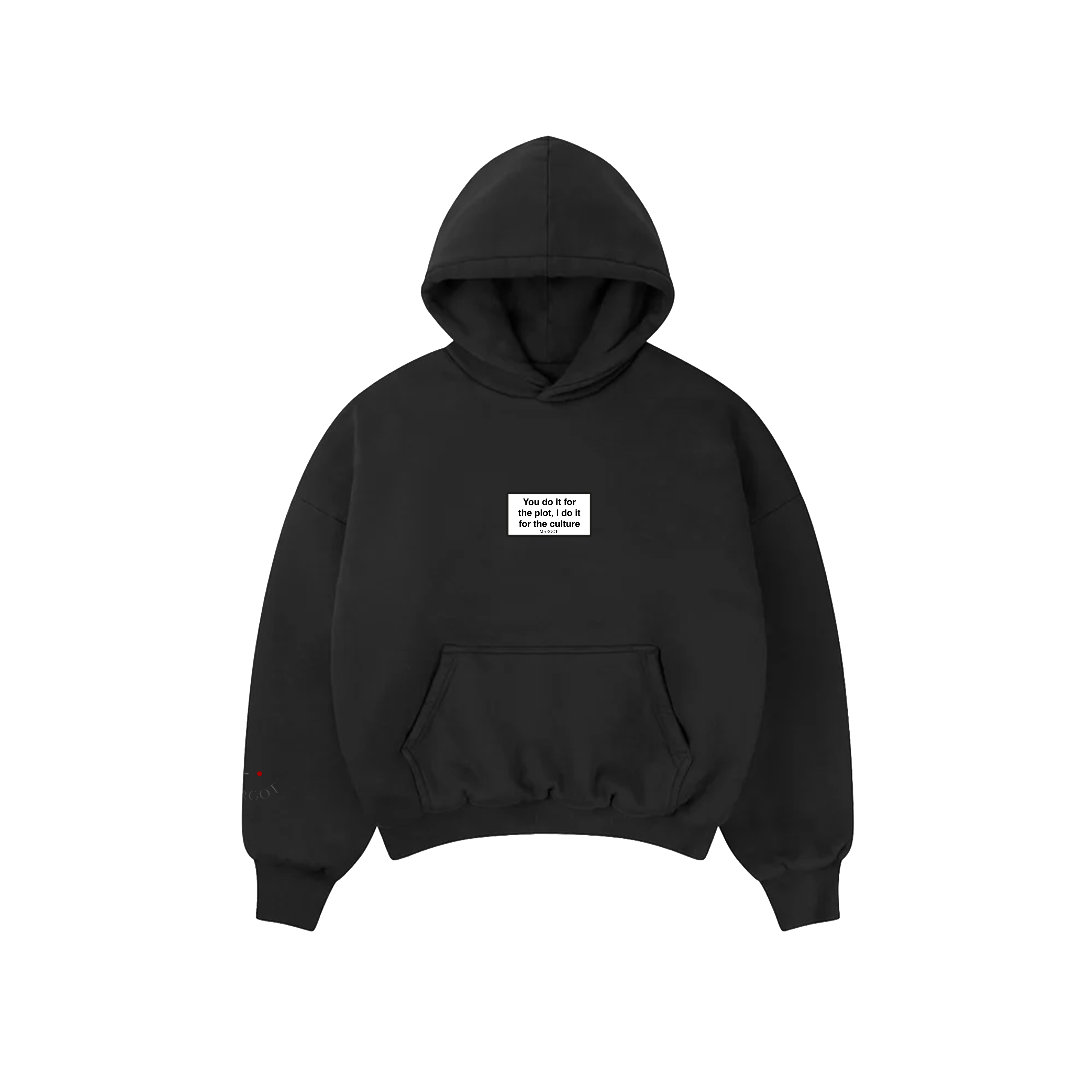 "CULTURE" HOODIE - BLACK