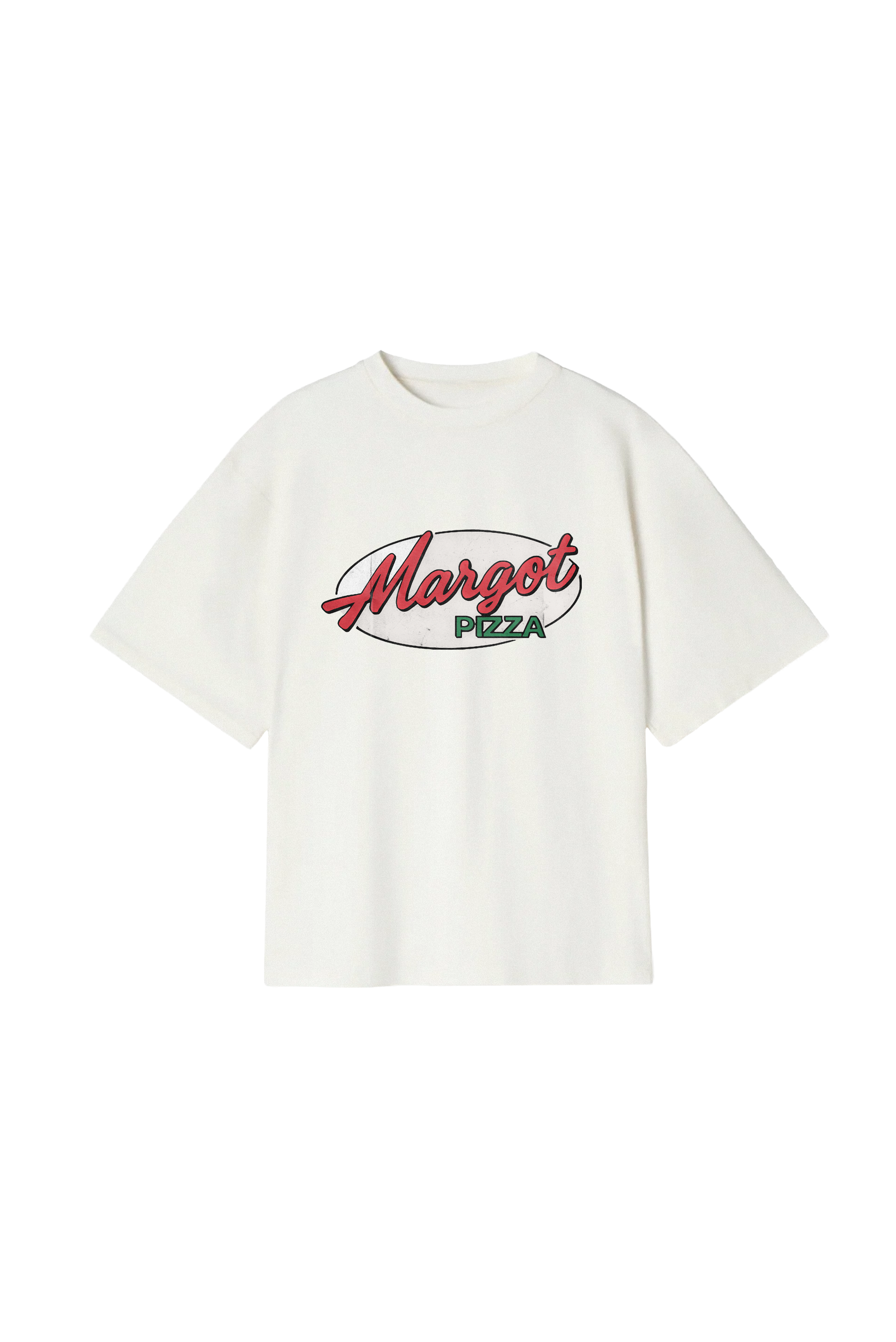 PIZZA T-SHIRT - WHITE