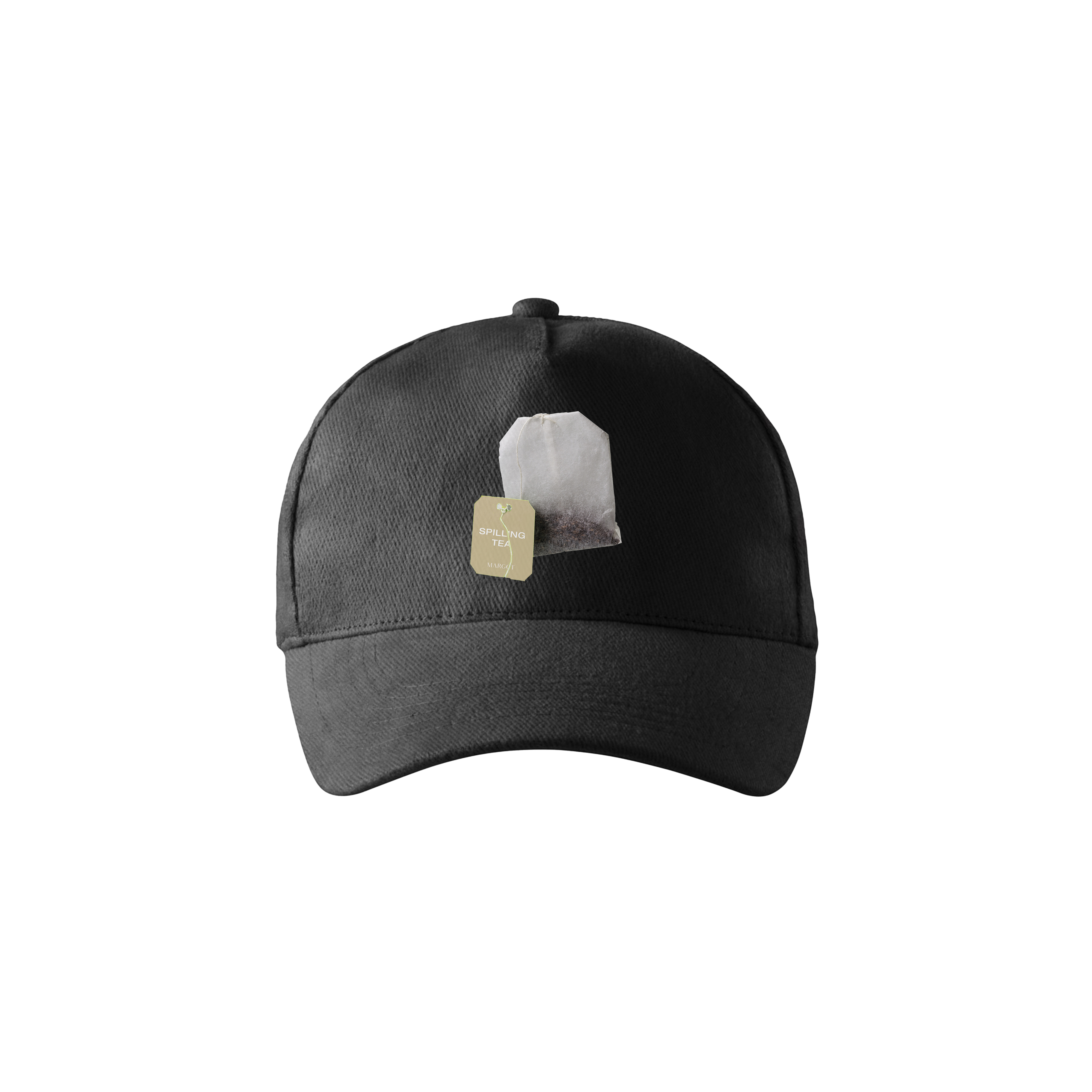 "SPILL THE TEA" CAP - BLACK
