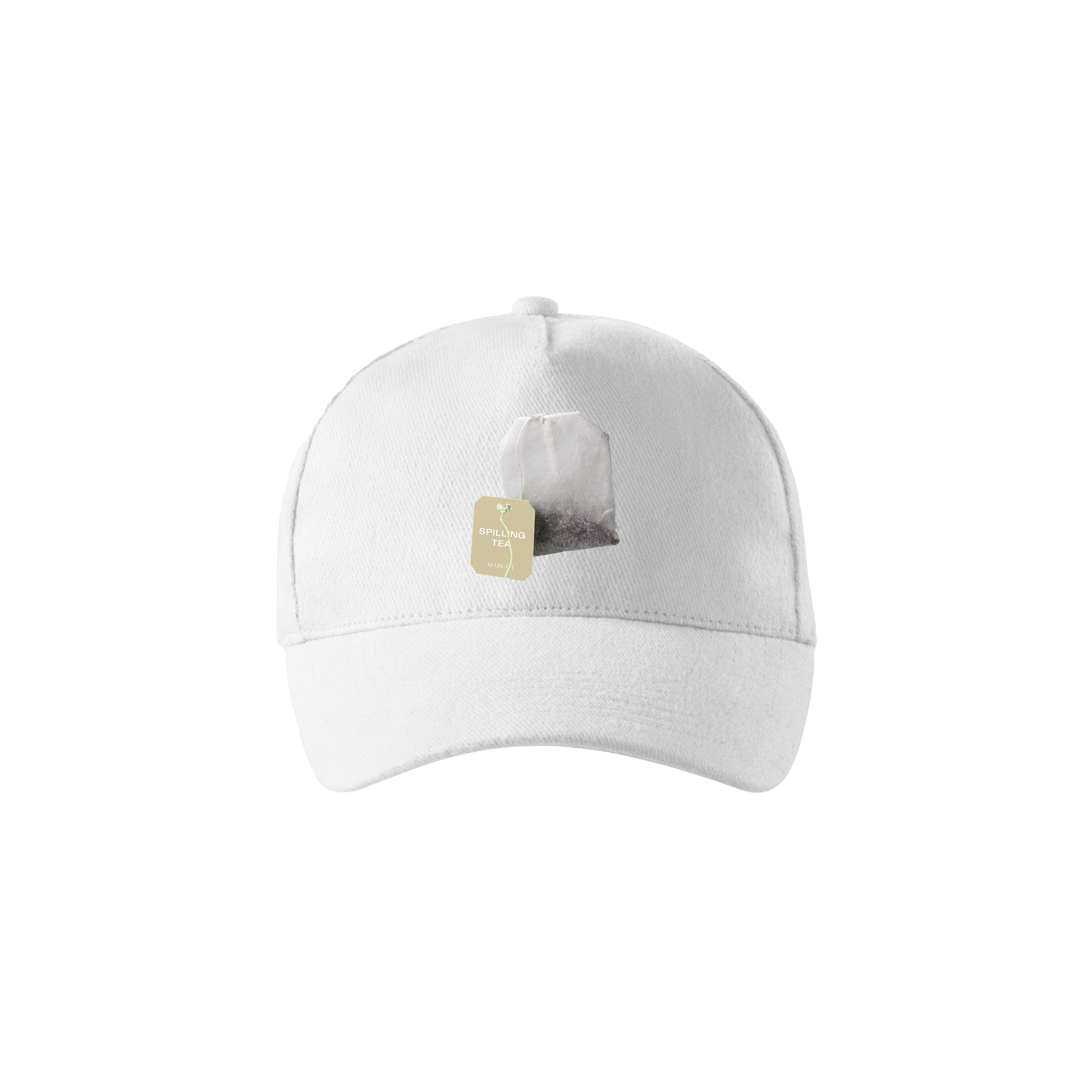 "SPILL THE TEA" CAP - WHITE