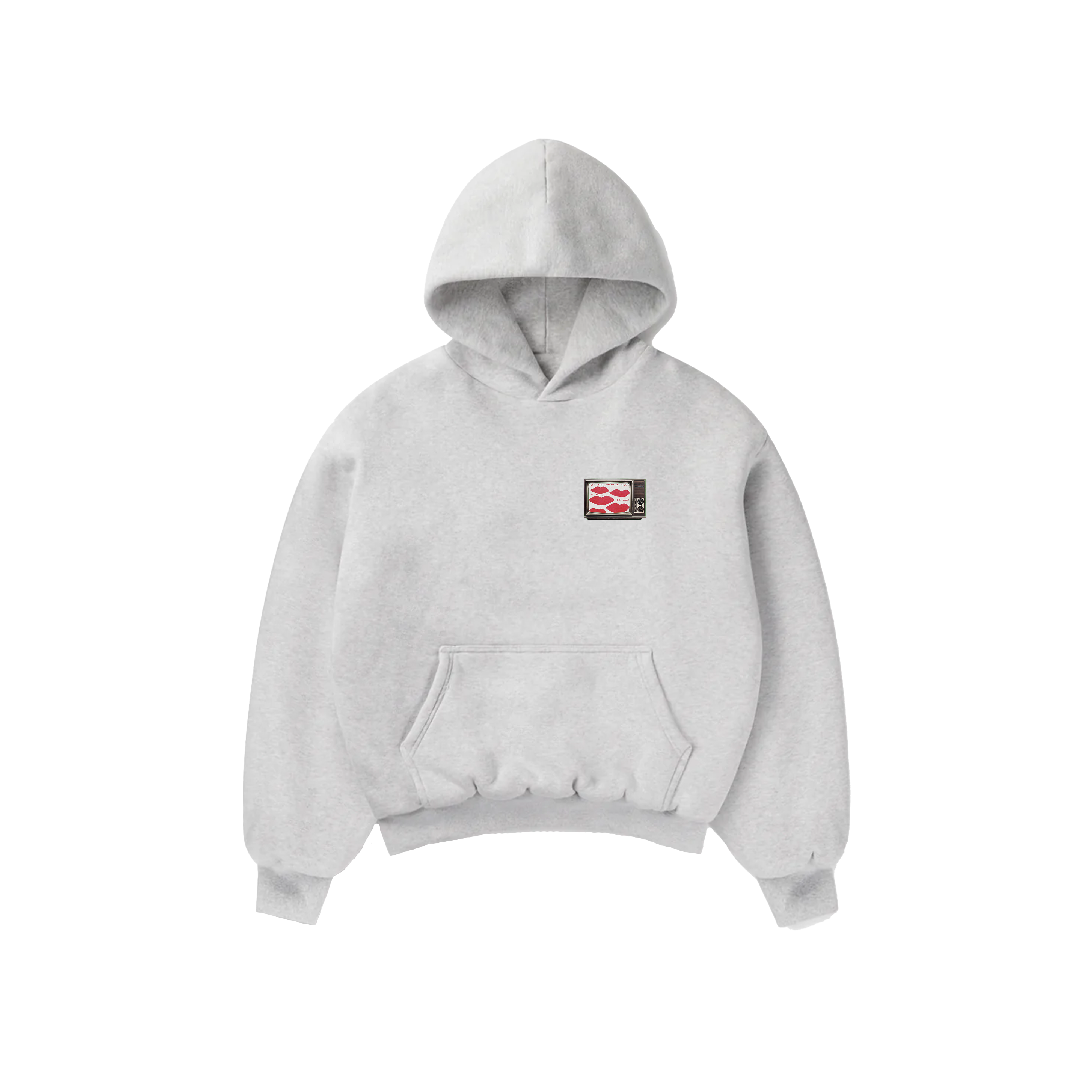 "TELEVISION" HOODIE - GREY