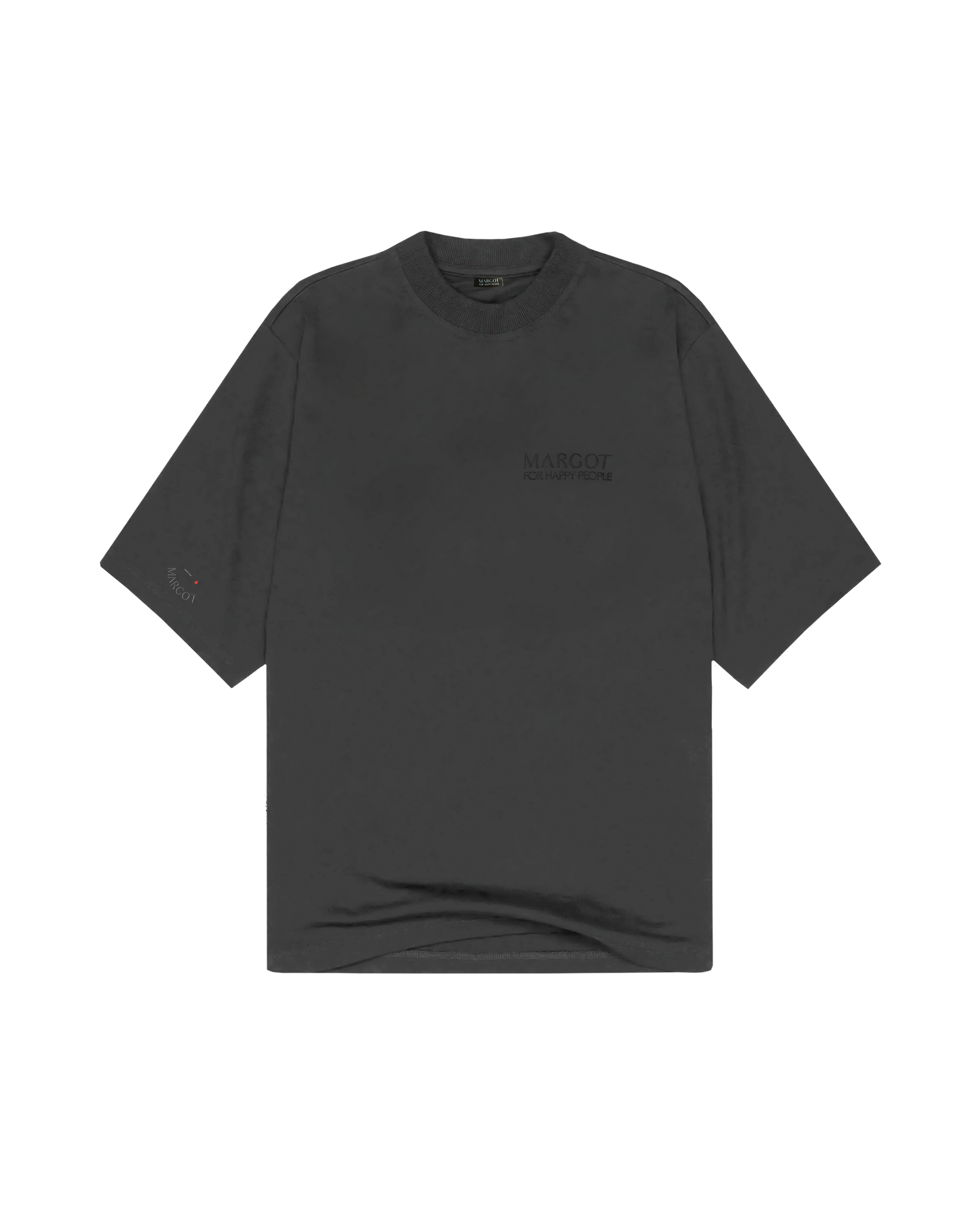 HAPPY T-SHIRT - DARK GREY