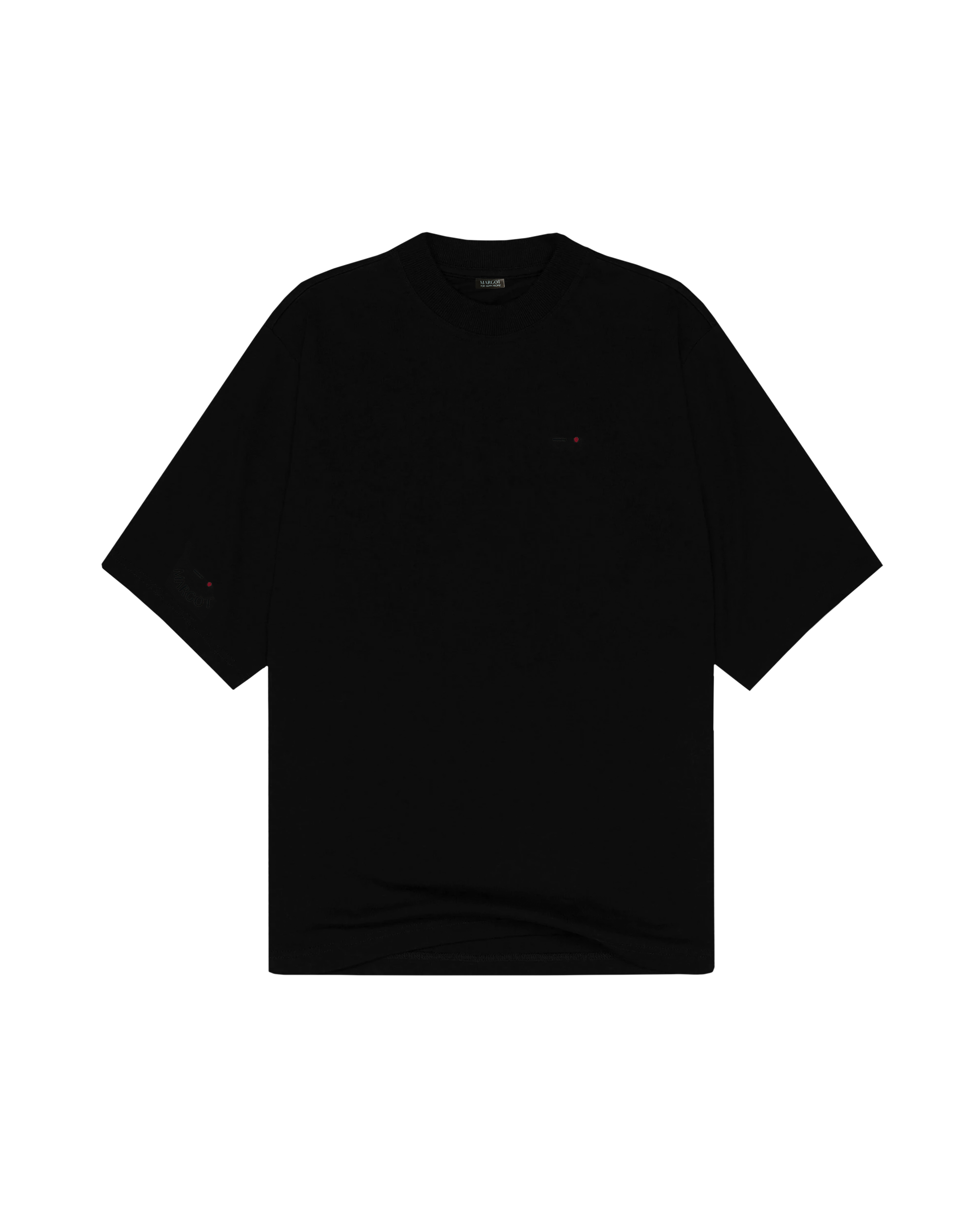 HAPPY T-SHIRT - BLACK