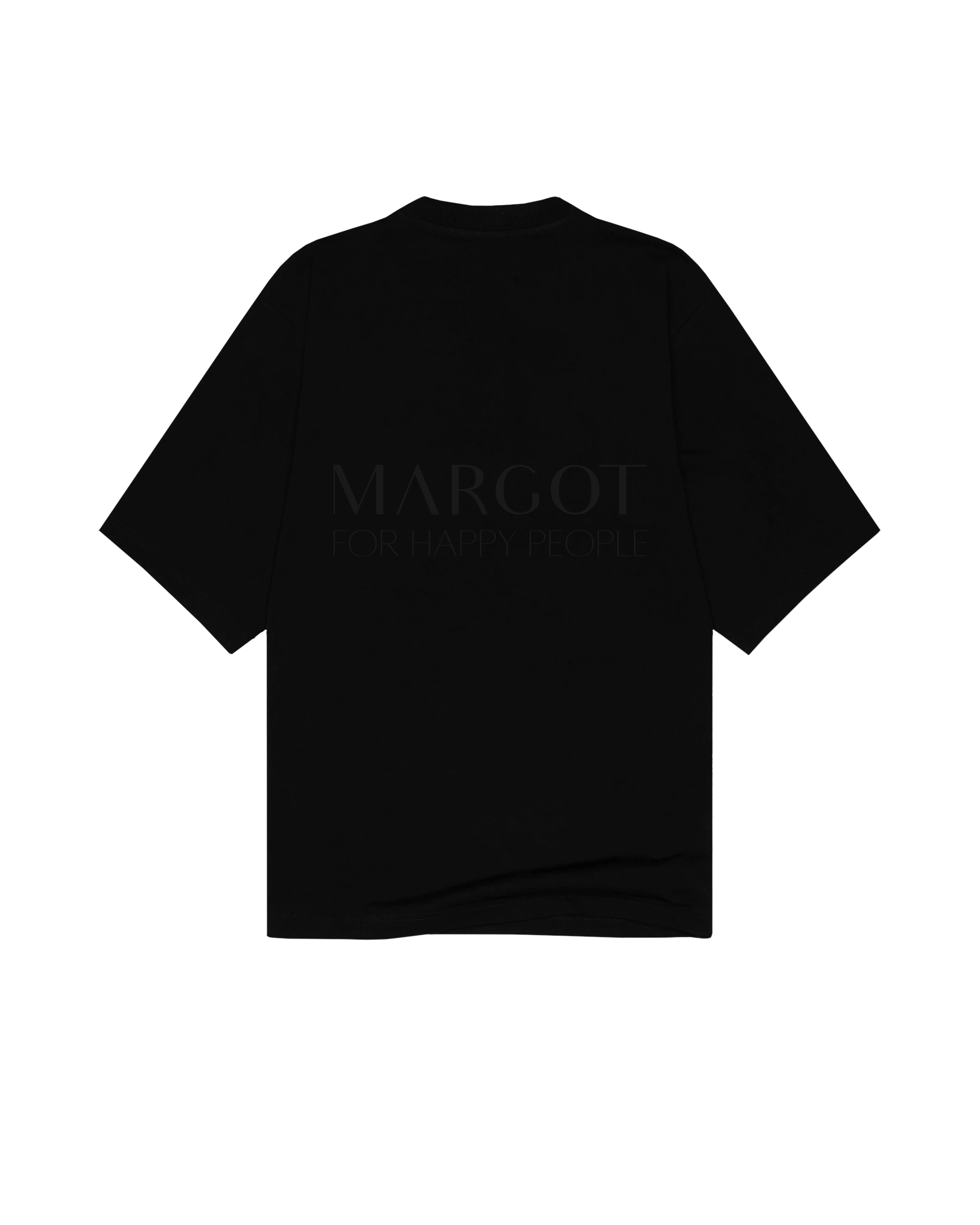 HAPPY T-SHIRT - BLACK