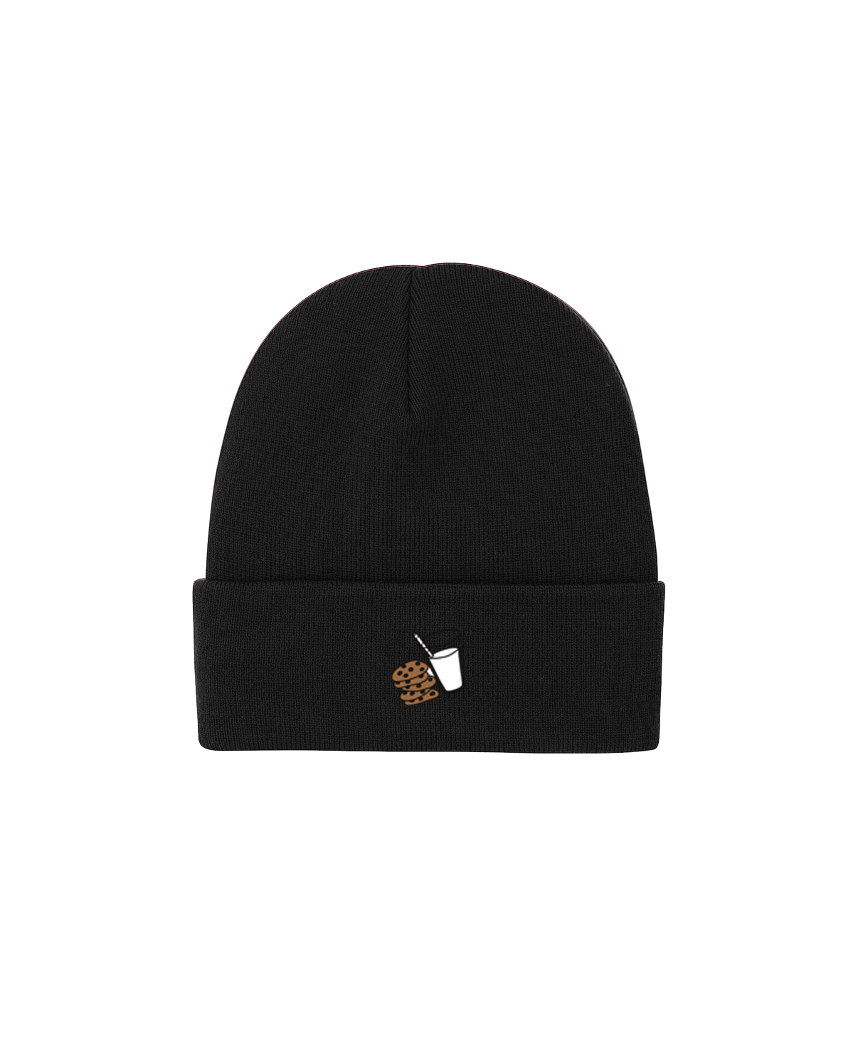 "MILK AND COOKIES CLUB" BEANIE - BLACK