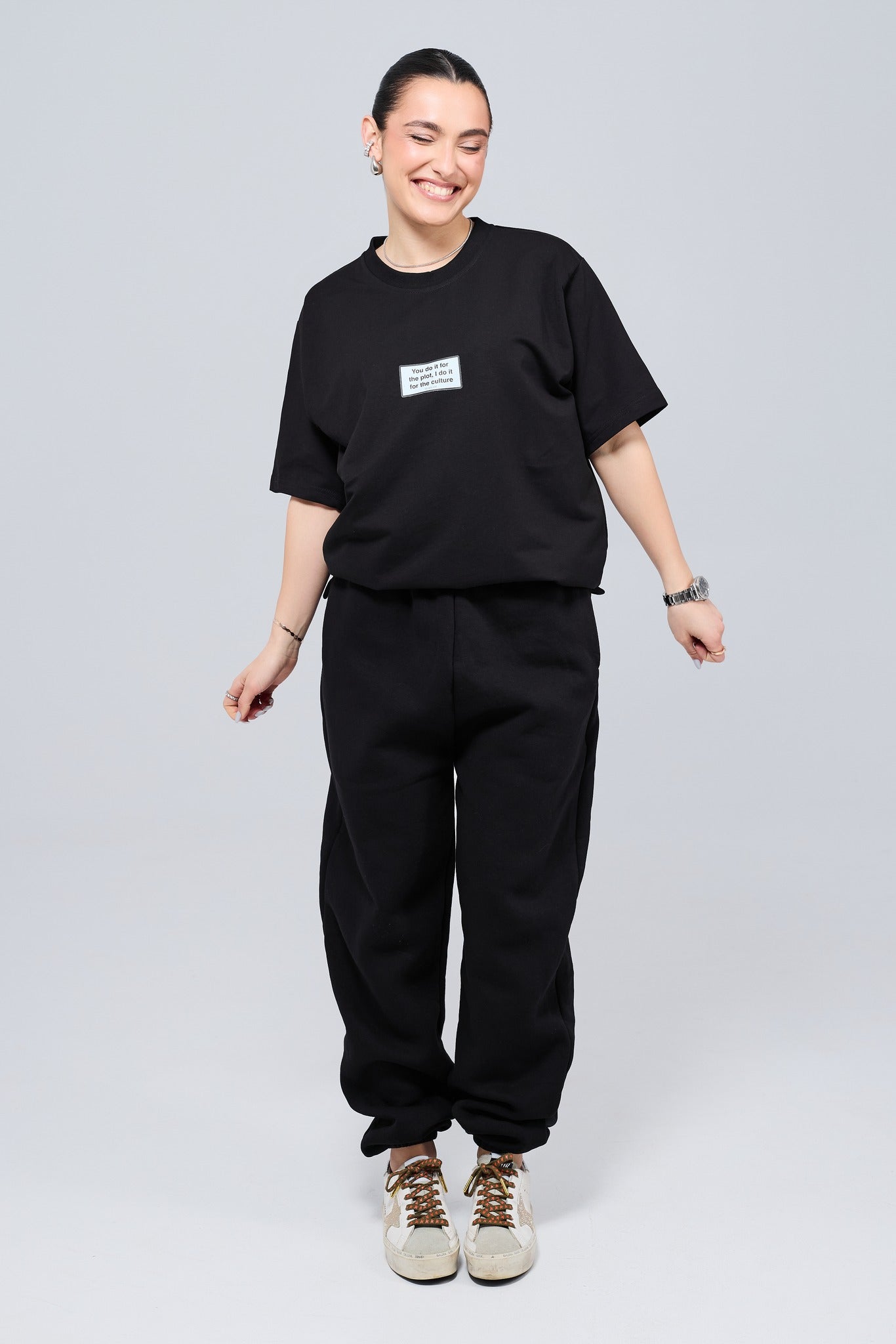 "CULTURE" T-SHIRT - BLACK