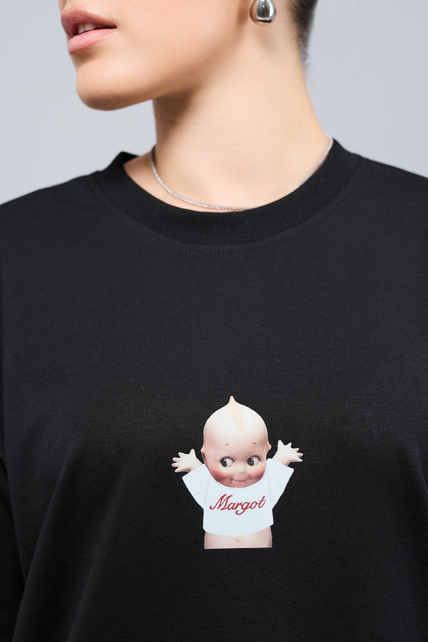 "BABY" T-SHIRT - BLACK