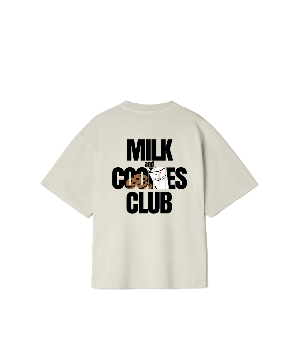 "MILK AND COOKIES CLUB" T-SHIRT - OFF WHITE