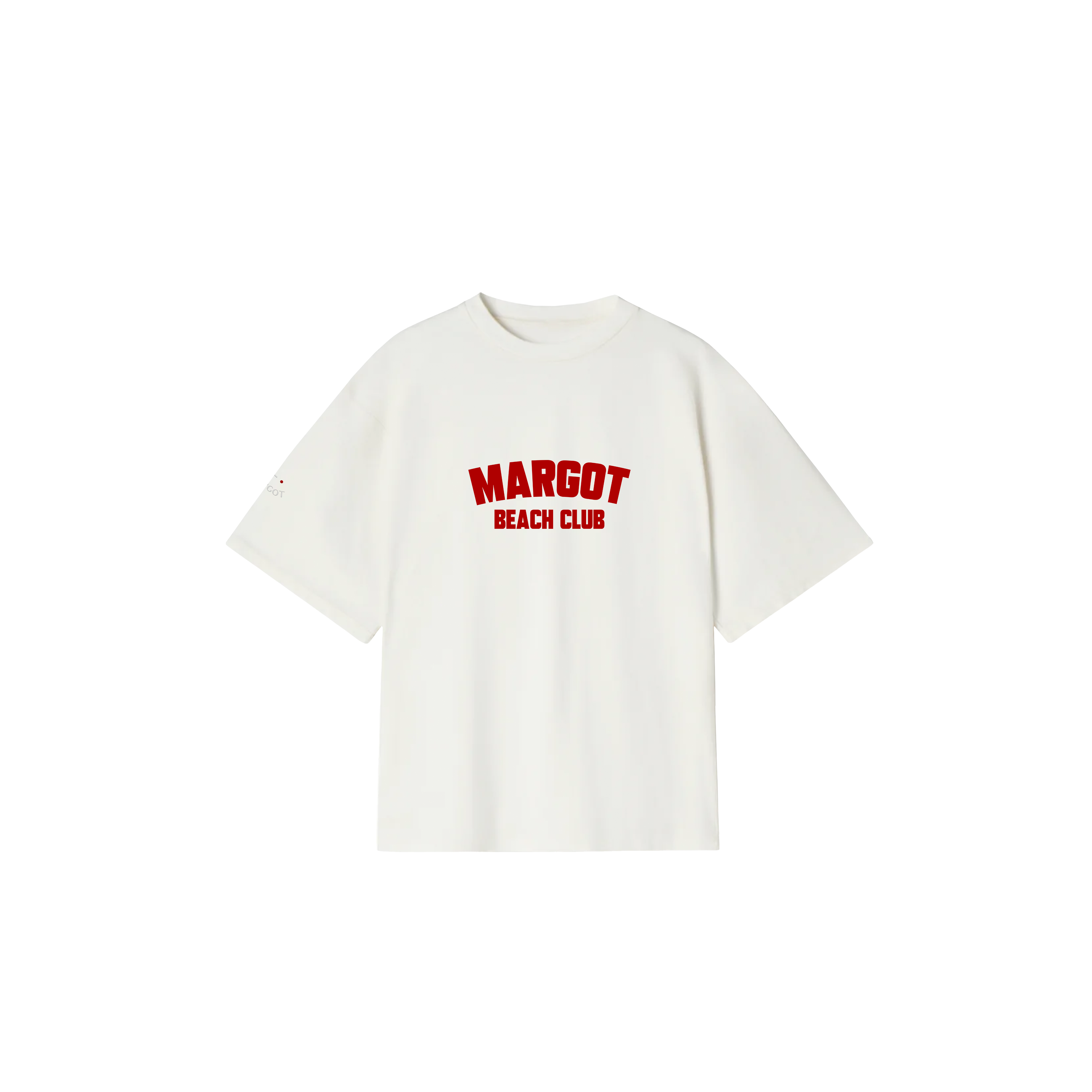 "MARGOT BEACH CLUB" T-SHIRT - WHITE