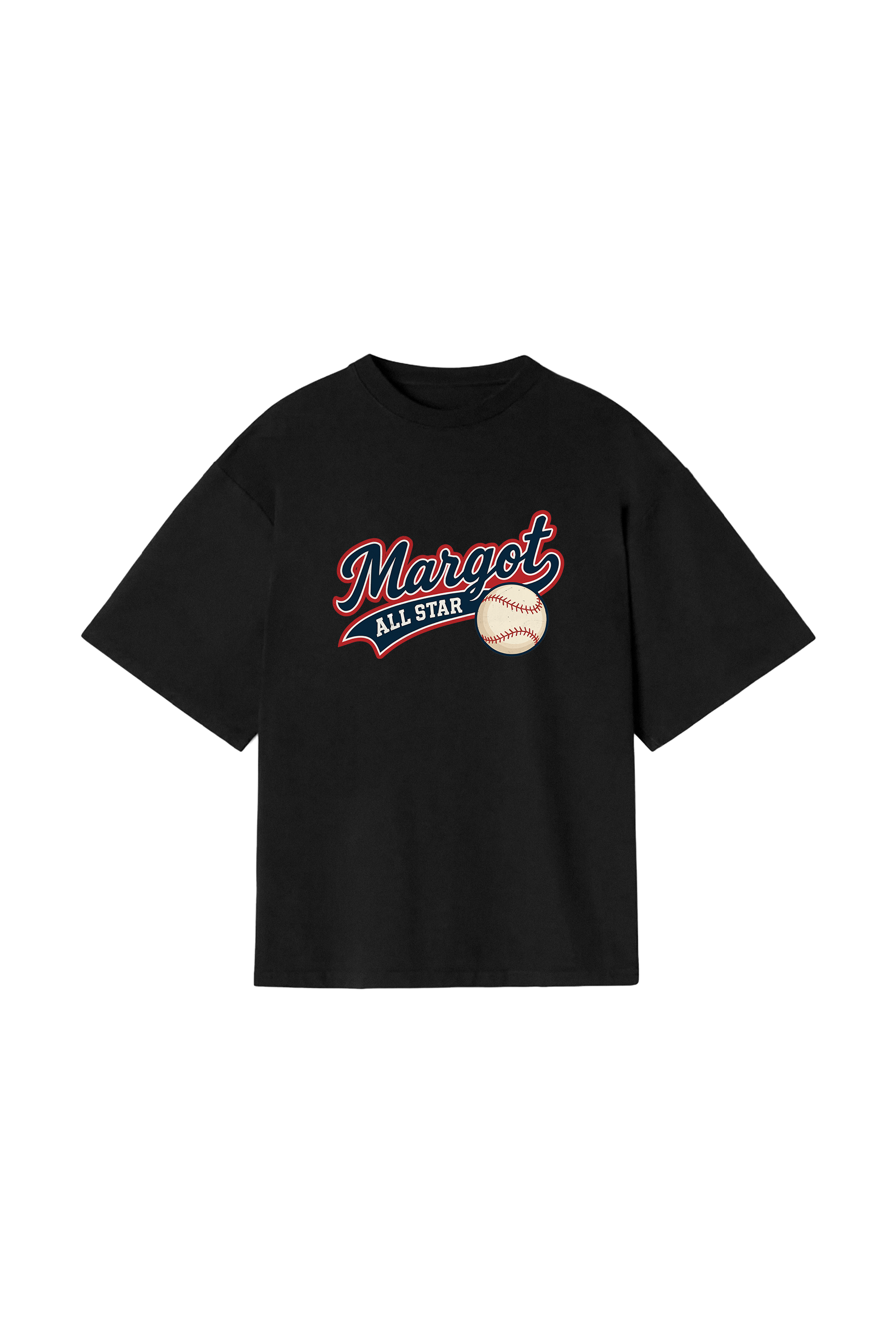 BASEBALL T-SHIRT - BLACK