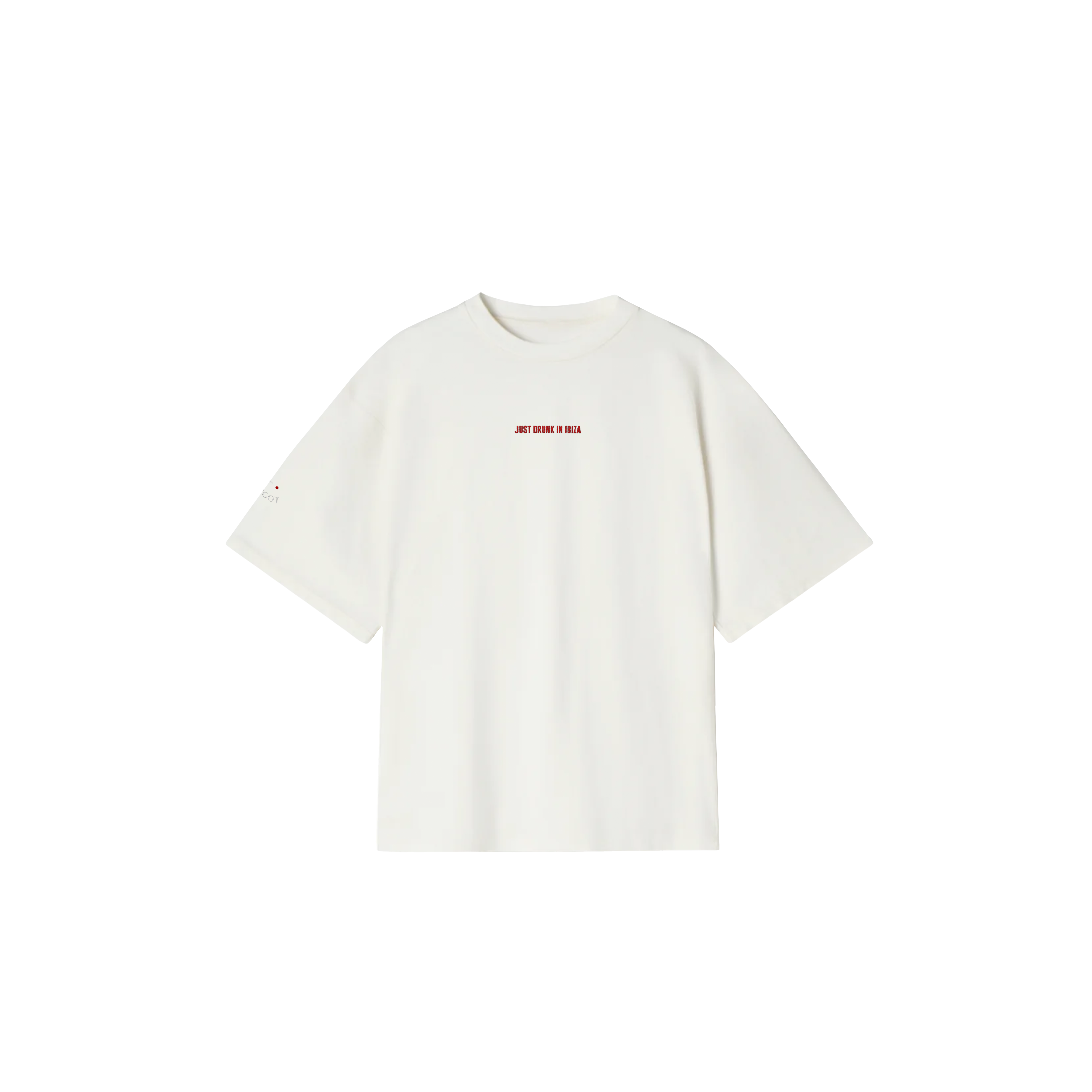 "JUST DRUNK IN IBIZA" T-SHIRT