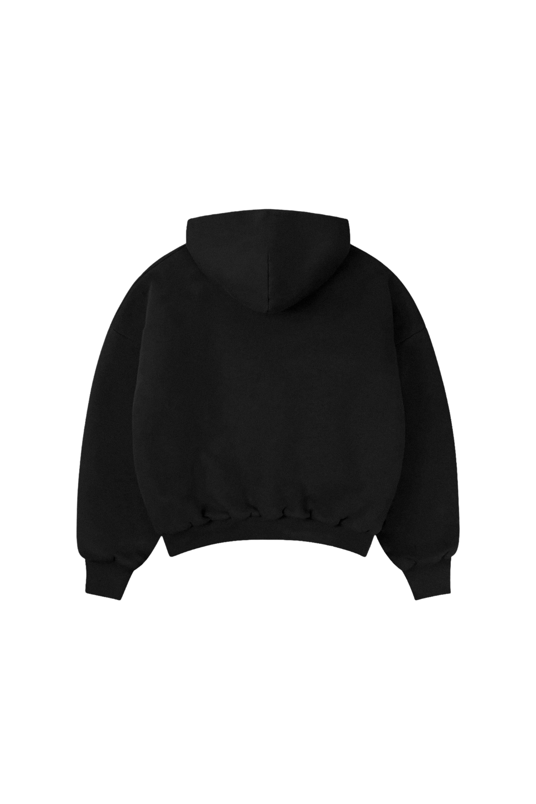 PIZZA HOODIE - BLACK