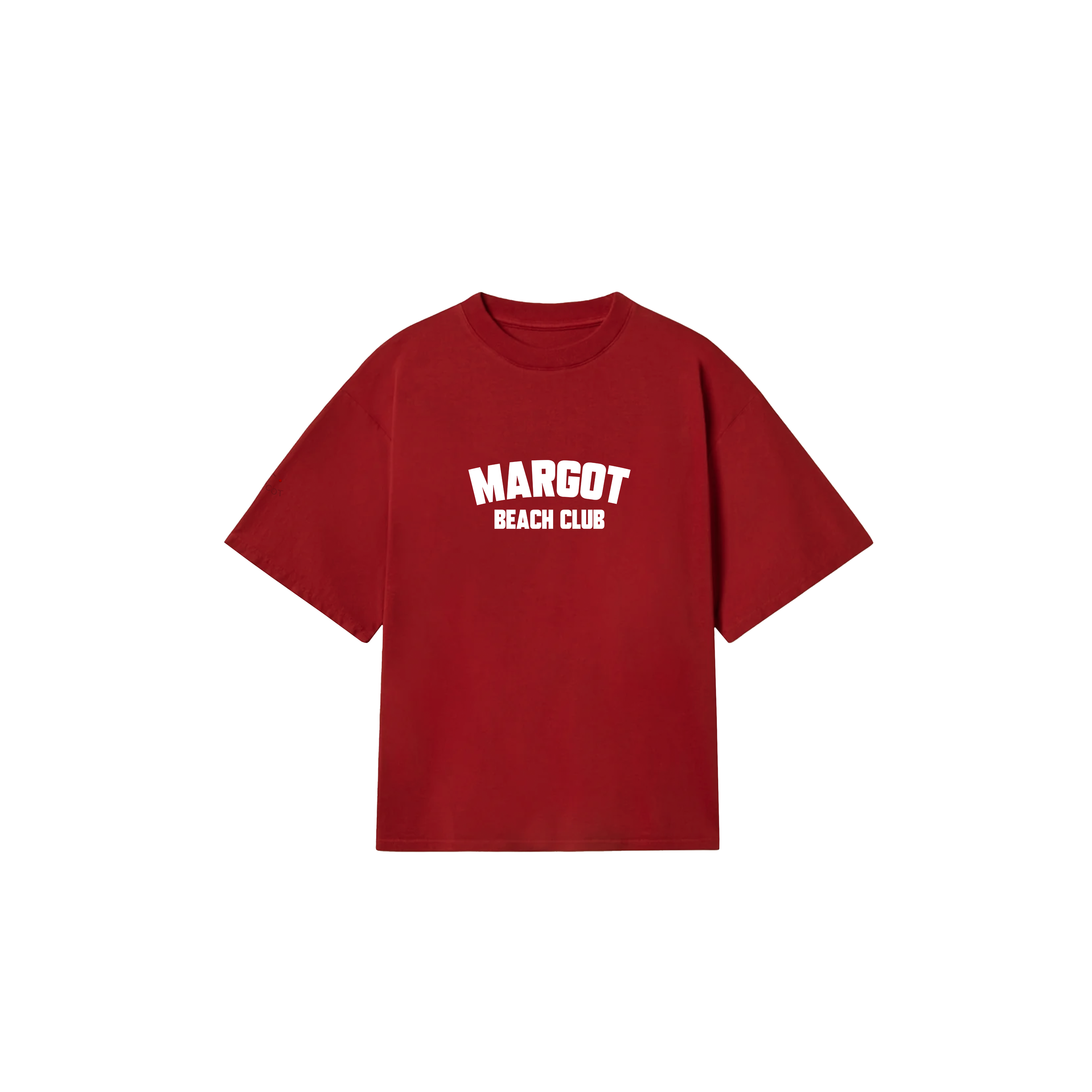 "MARGOT BEACH CLUB" T-SHIRT - RED