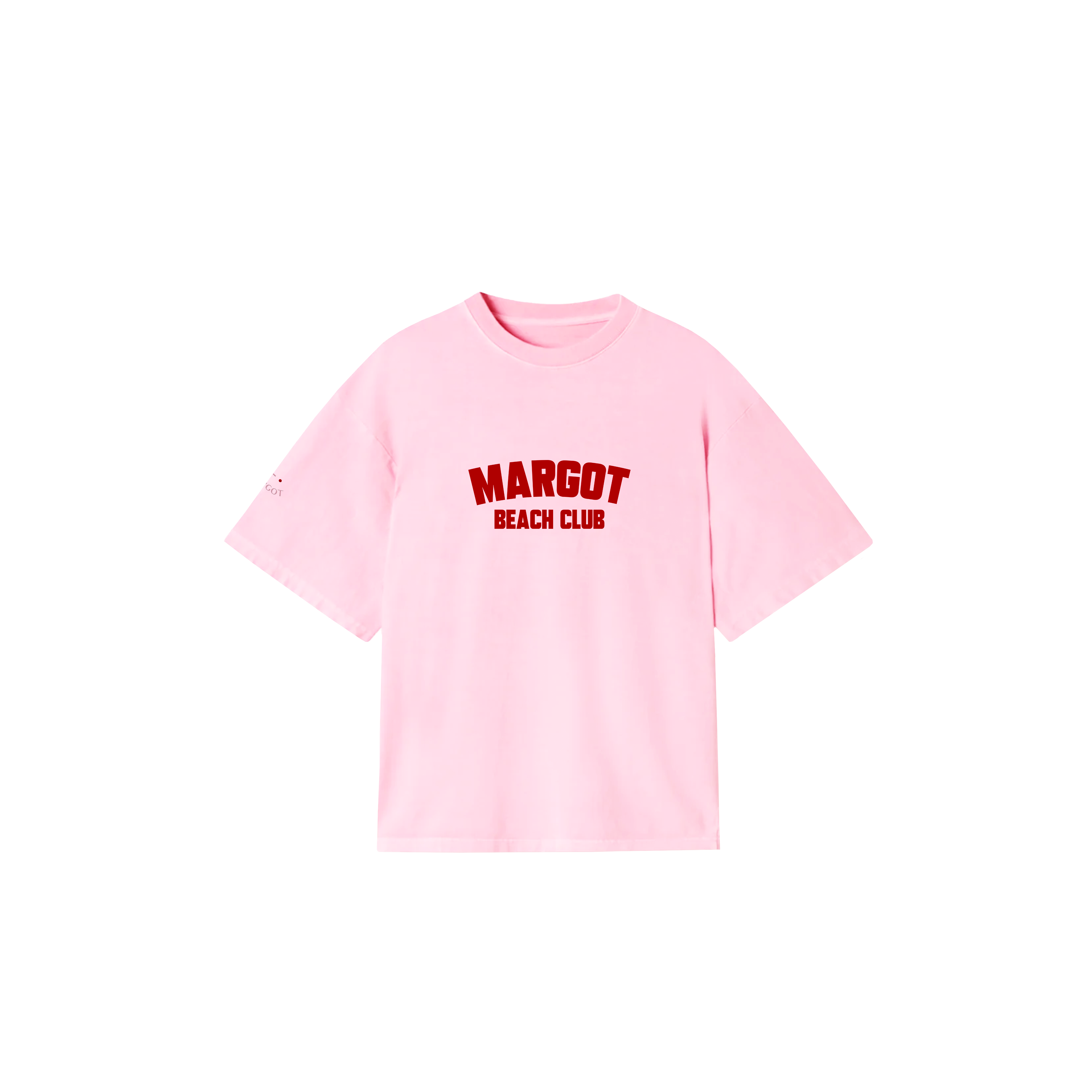 "MARGOT BEACH CLUB" T-SHIRT - PINK