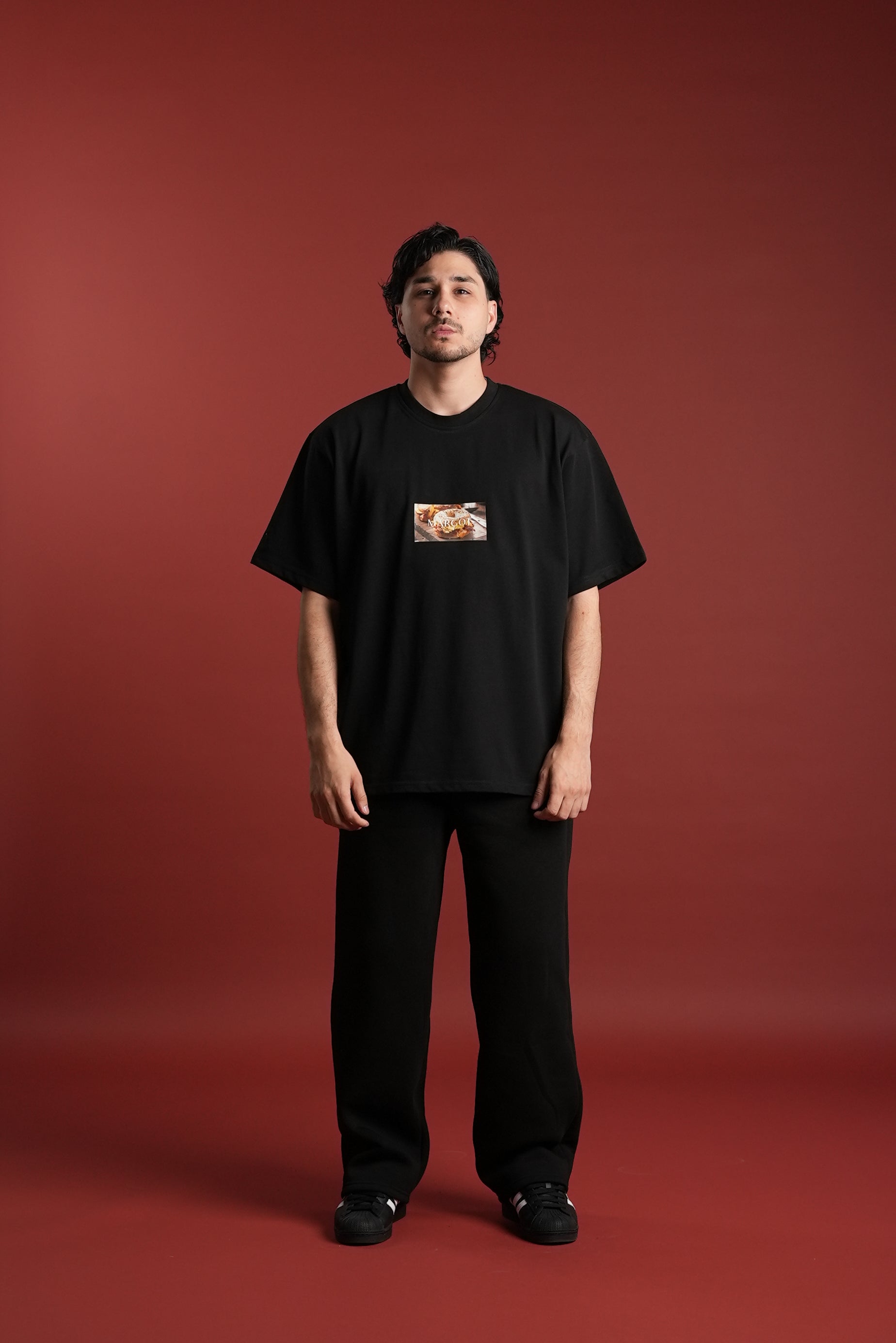 BAGEL T-SHIRT - BLACK