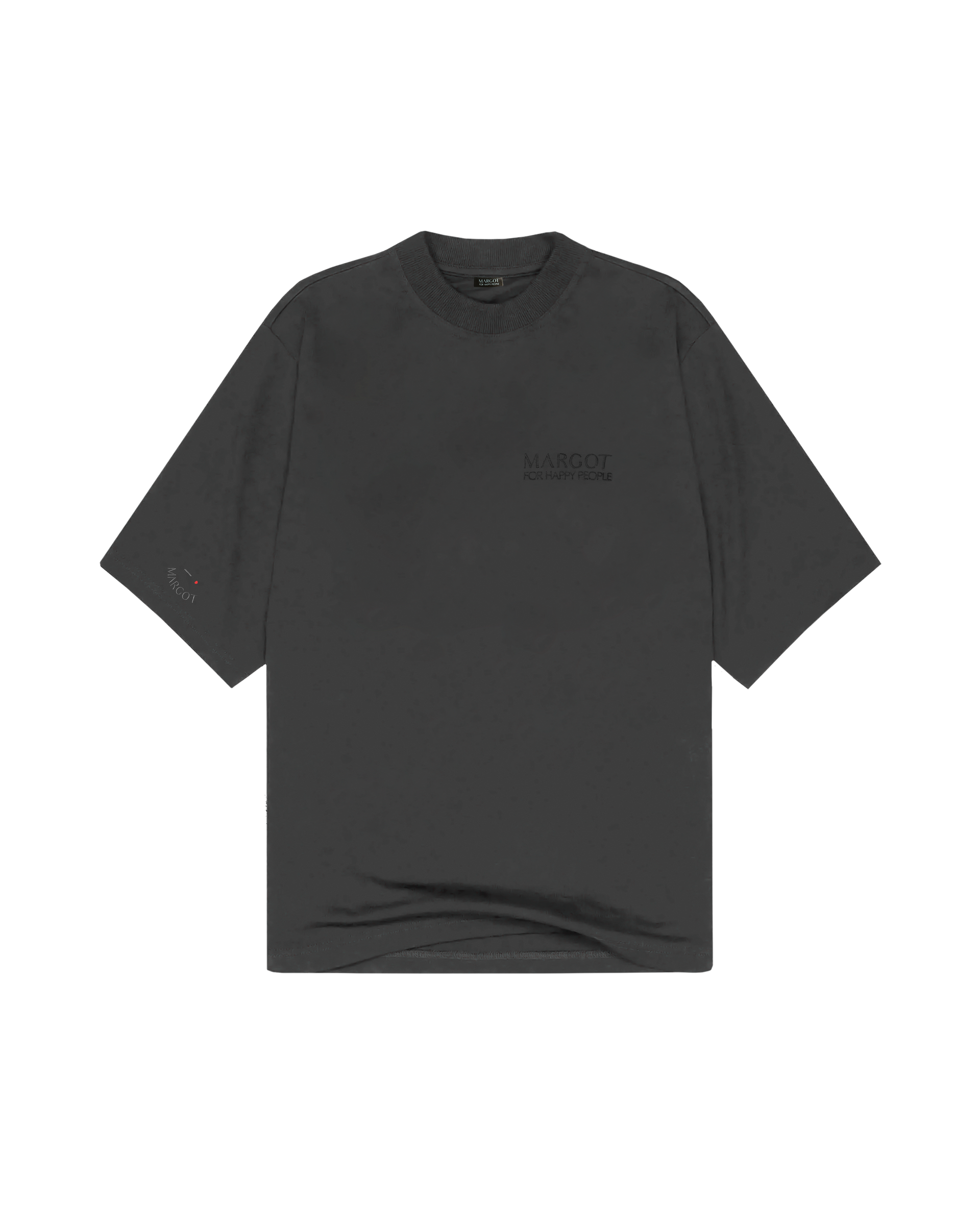 HAPPY T-SHIRT - DARK GREY