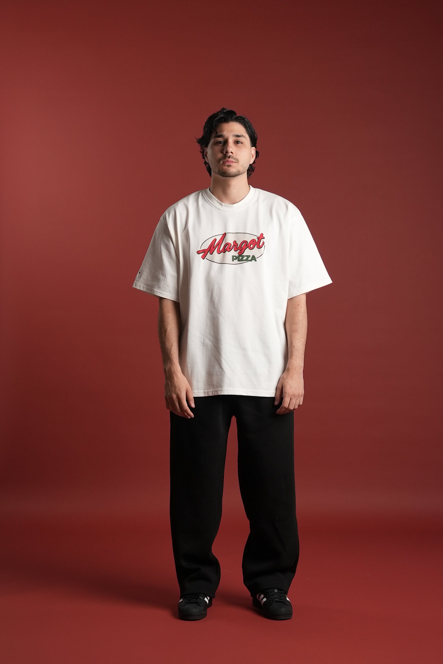 PIZZA T-SHIRT - WHITE