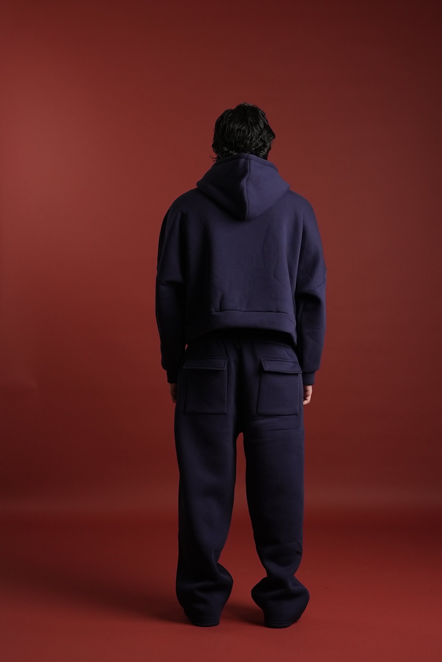 BASEBALL ZIPHOODIE - NAVY